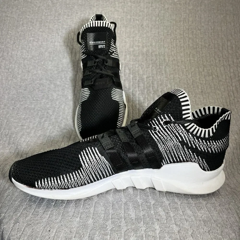 Adidas EQT Support ADV 91-16‎ Mens 13 Black White Primeknit Sneakers BY9587